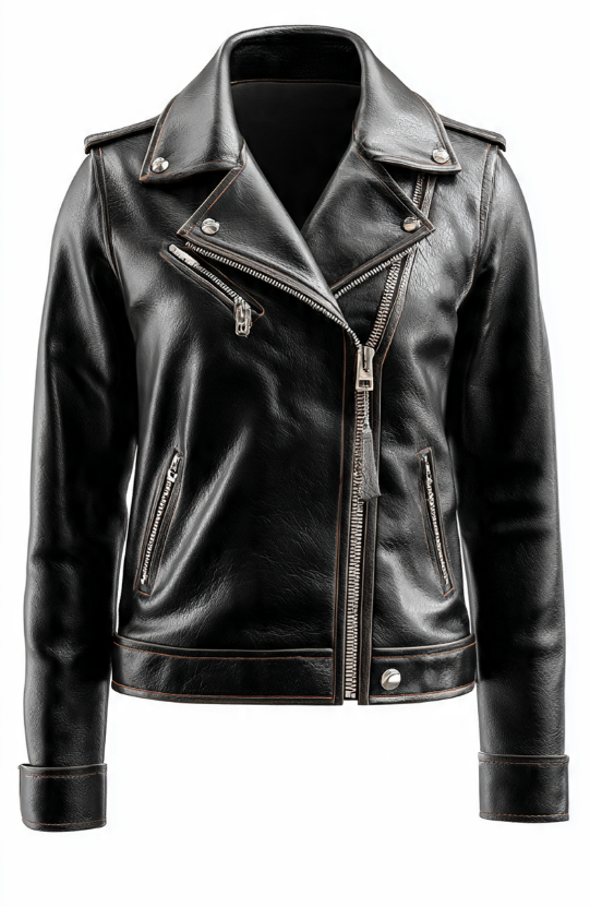 Faux Leather Biker Jacket