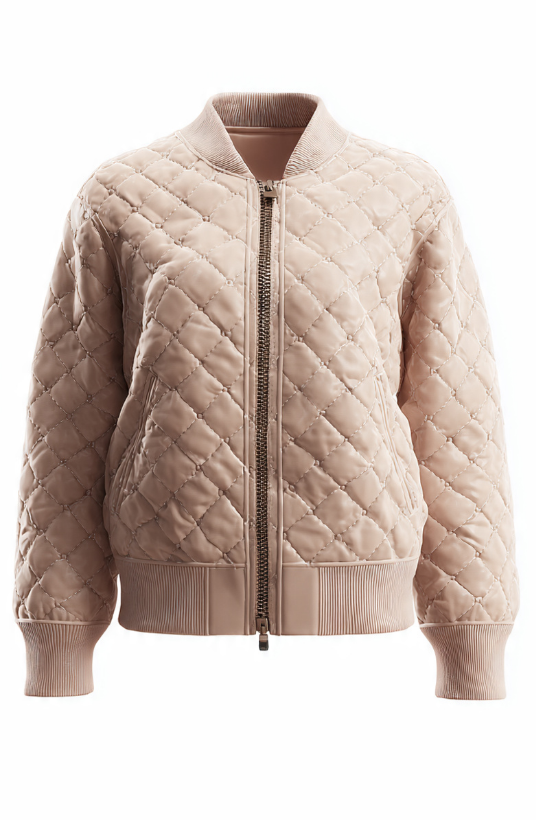 Quilted Bomber Jacket