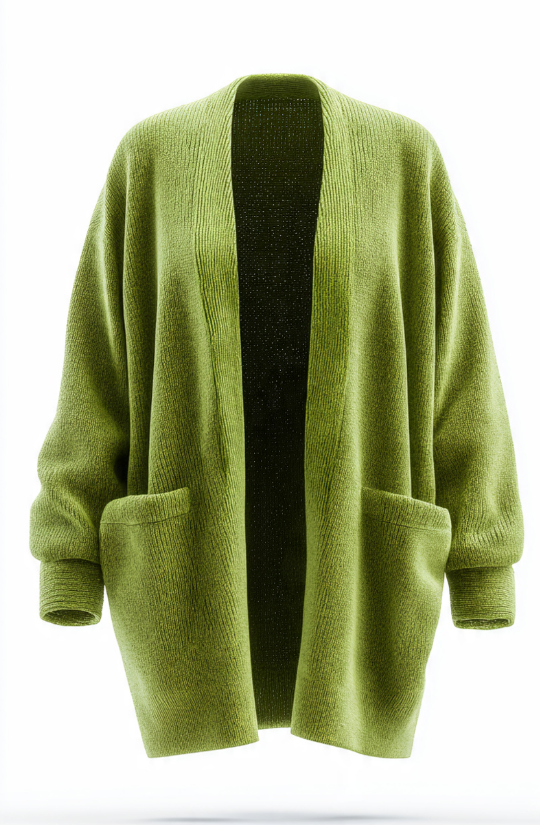Fine-Knit Cardigan